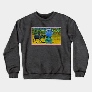 Hook and Slice Moose Crewneck Sweatshirt